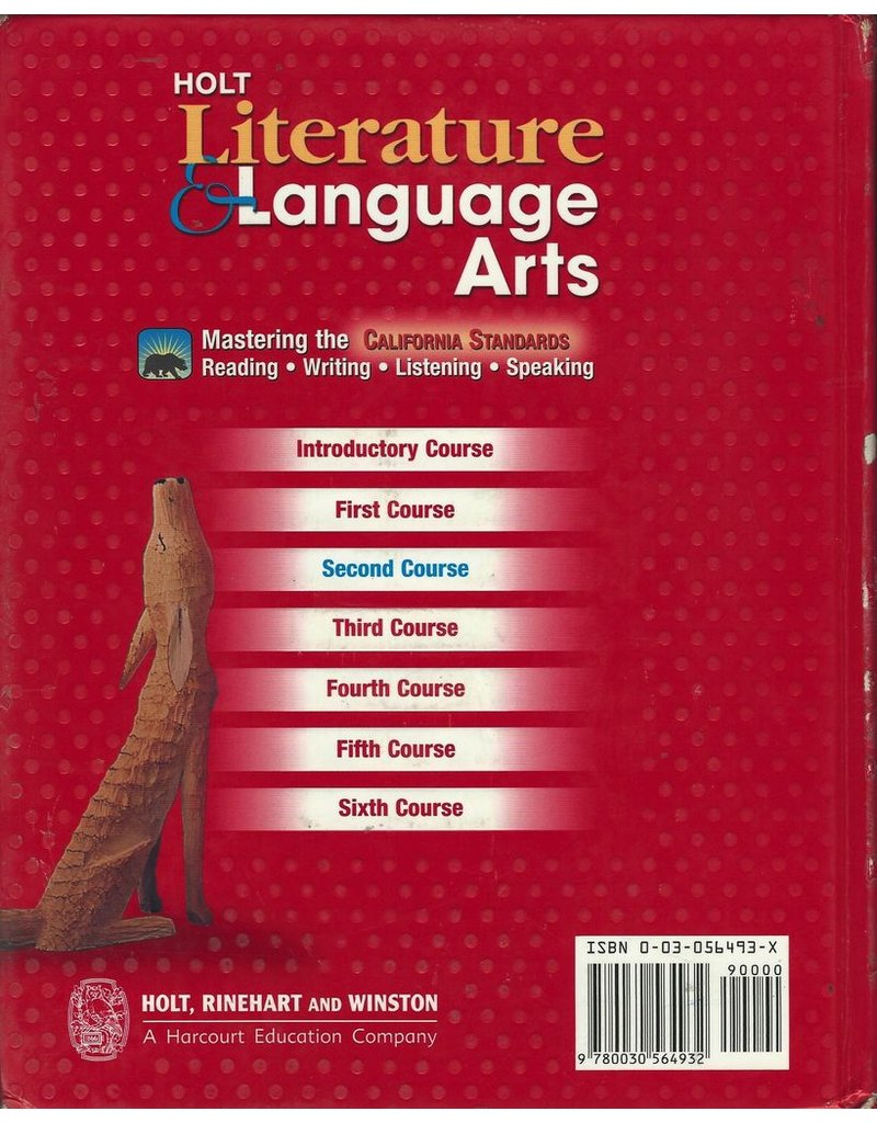 Holt Literature And Language Arts California: Student Edition Grade 8