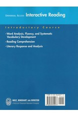 Holt Literature & Language Arts Universal Access Interactive Reading Grade 6
