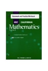 Holt California Mathematics Course 2 Homework And Practice Workbook