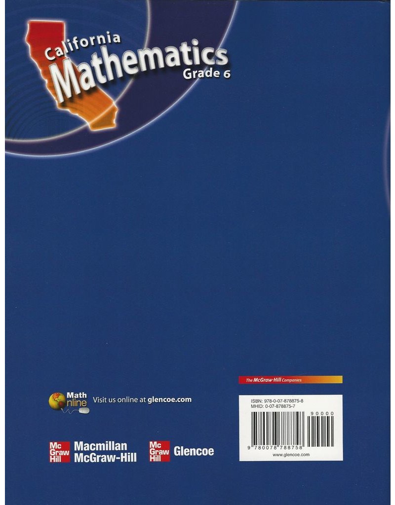 California Mathematics Grade 6 Practice Workbook