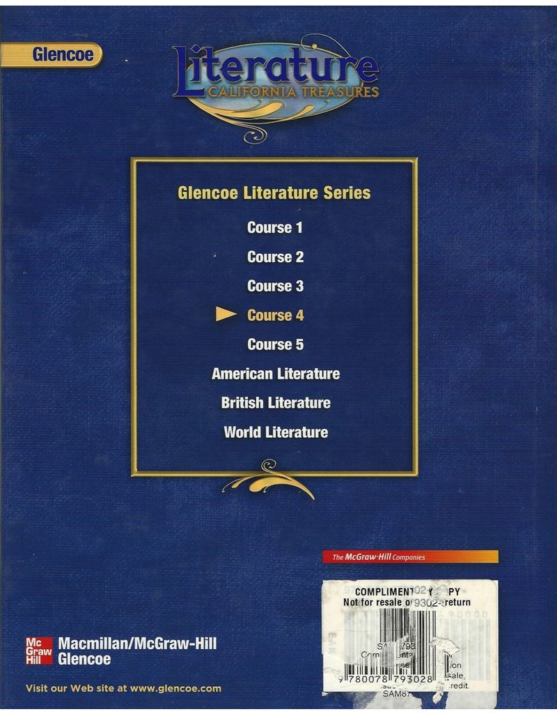 Literature (CA) Treasures - 4th Course