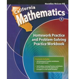 California Mathematics 5Th Grade Homework Practice And Problem-Solving Practice Workbook