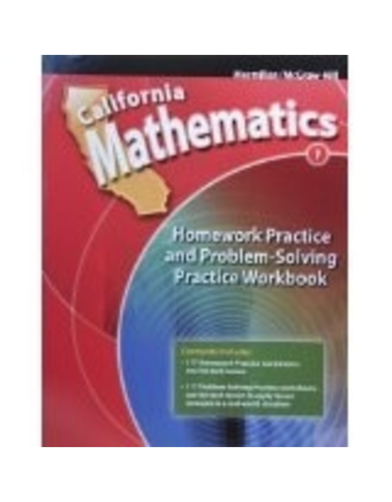 California Mathematics Grade 1 Homework And Problem-Solving Practice Workbook