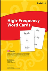 Reading Wonders, Grades 3-6, High Frequency Word Cards