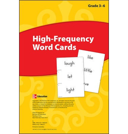 Reading Wonders, Grades 3-6, High Frequency Word Cards