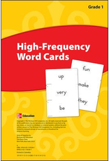 Reading Wonders, Grade 1, High Frequency Word Cards