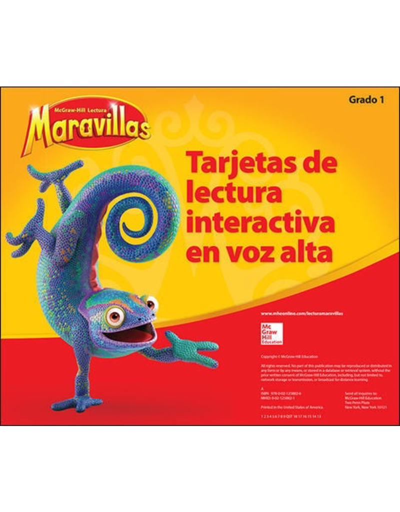 Lectura Maravillas, Grade 1, Interactive Read Aloud Cards