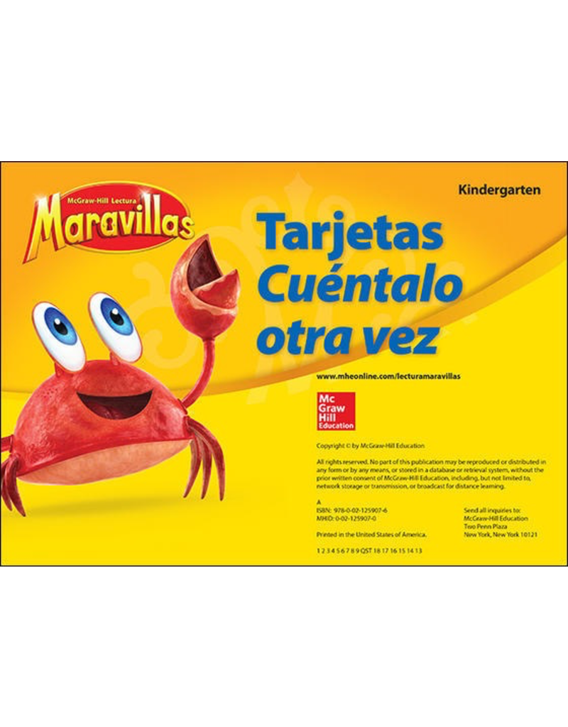 Lectura Maravillas, Grade K, Retelling Cards