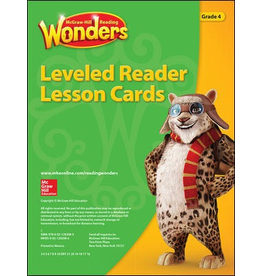 Reading Wonders Leveled Reader Lesson Cards Grade 4