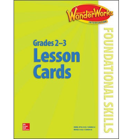 Reading Wonderworks Foundational Skills Lesson Cards Grade 2-3