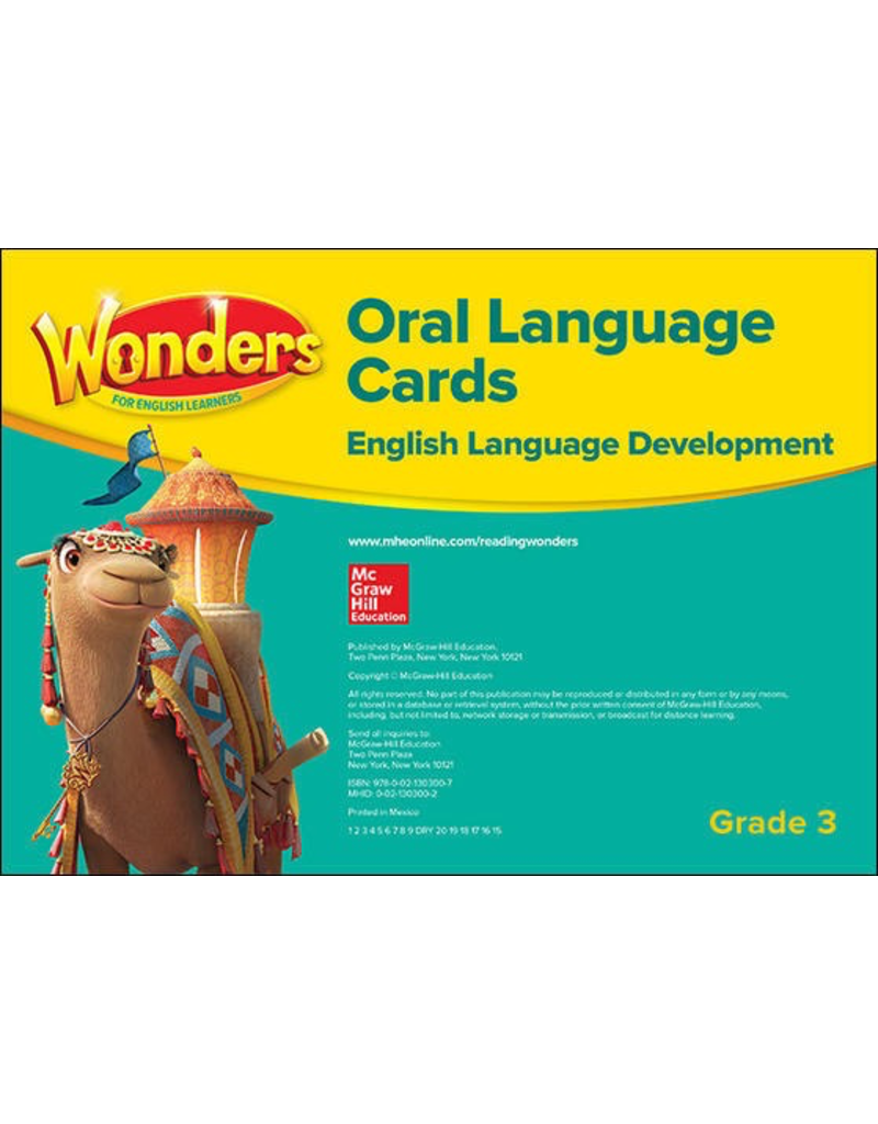 Oral Language Cards - English Language Development - Grade 3