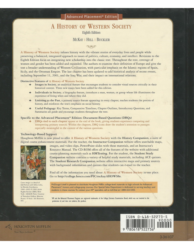 A History of Western Society Since 1300 AP edition