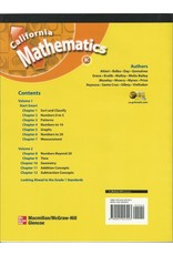California Mathematics Student Text Grade K (Concepts, Skills, And Problem Solving, Volume 2)