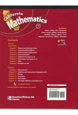 California Mathematics 1st Grade: Concepts, Skills and Problem-Solving - Vol. 1