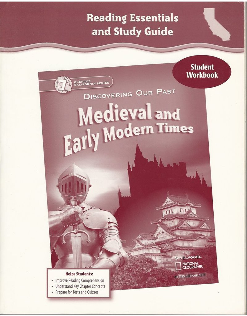 Discovering Our Past Medieval And Early Modern Times Reading Essentials Study Guide J C Books