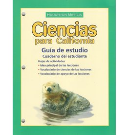 Houghton Mifflin Science Spanish California: Science California Study Guide Consumable, Level 1 (Spanish Edition)