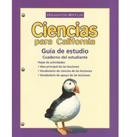 Houghton Mifflin Science Spanish California: Science California Study Guide Consumable, Level 3 (Spanish Edition)