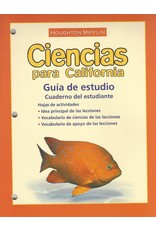 Houghton Mifflin Science Spanish California: Science California Study Guide Consumable, Level 2 (Spanish Edition)