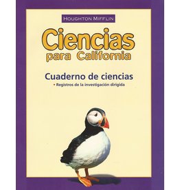 Houghton Mifflin Science Spanish California: Notebook Consumable Level 3 (Spanish Edition)