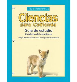 Houghton Mifflin Science Spanish California: Science California Study Guide Consumable, Kindergarten (Spanish Edition)