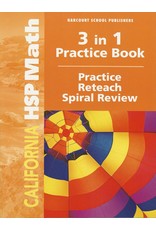 Harcourt School Publishers Math California: Practice/Reteach Workbook Student Edition Grade 5