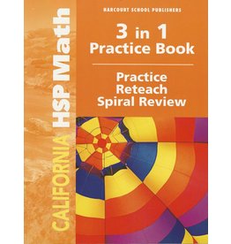 Harcourt School Publishers Math California: Practice/Reteach Workbook Student Edition Grade 5