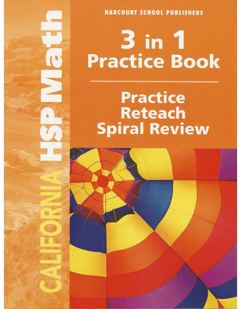 Harcourt School Publishers Math California: Practice/Reteach Workbook Student Edition Grade 5