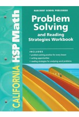 Hsp California Math Problem Solving And Reading Strategies Workbook, Grade 3