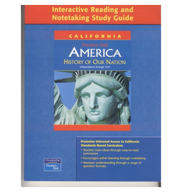 Prentice Hall America History Of Our Nation (Interactive Reading And Notetaking Study Guide) Grade 8