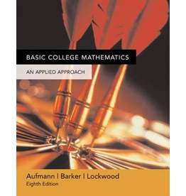 Basic College Mathematics - An Applied Approach - Eighth Edition