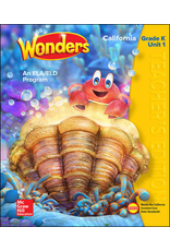 Wonders CA An ELA/ELA Program Grade K Unit 1