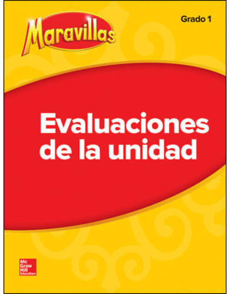 Maravillas : Evaluaciones De La Unidad Grado 1