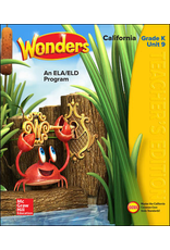 Wonders CA An ELA/ELD Program Grade K Unit 9