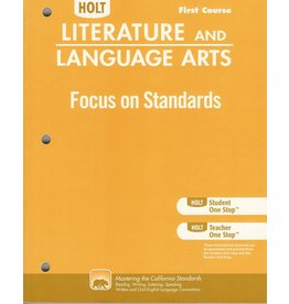Literature and Language Arts Focus on Standards Grade 7: Holt Literature and Language Arts California [Paperback]