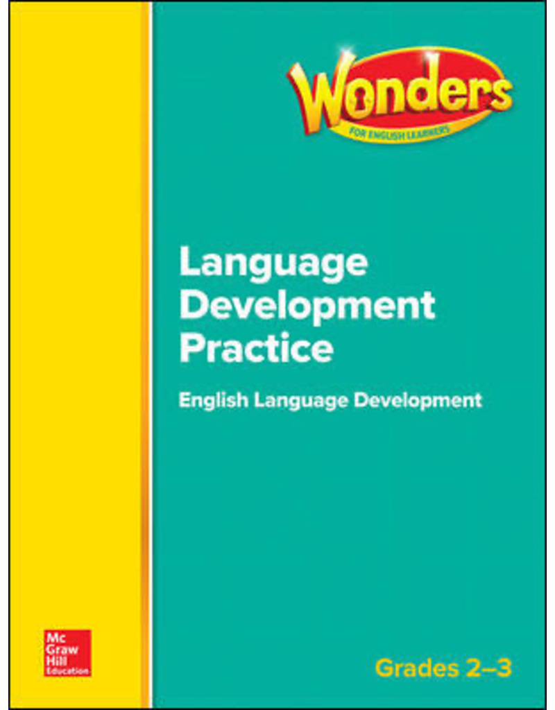 Wonders for English Learners G2-3 Language Development Practice BLM