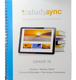 StudySync Teacher Resource Companion Grade 10