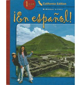 ?En Espanol! California: Student Edition Level 1 (Spanish Edition)