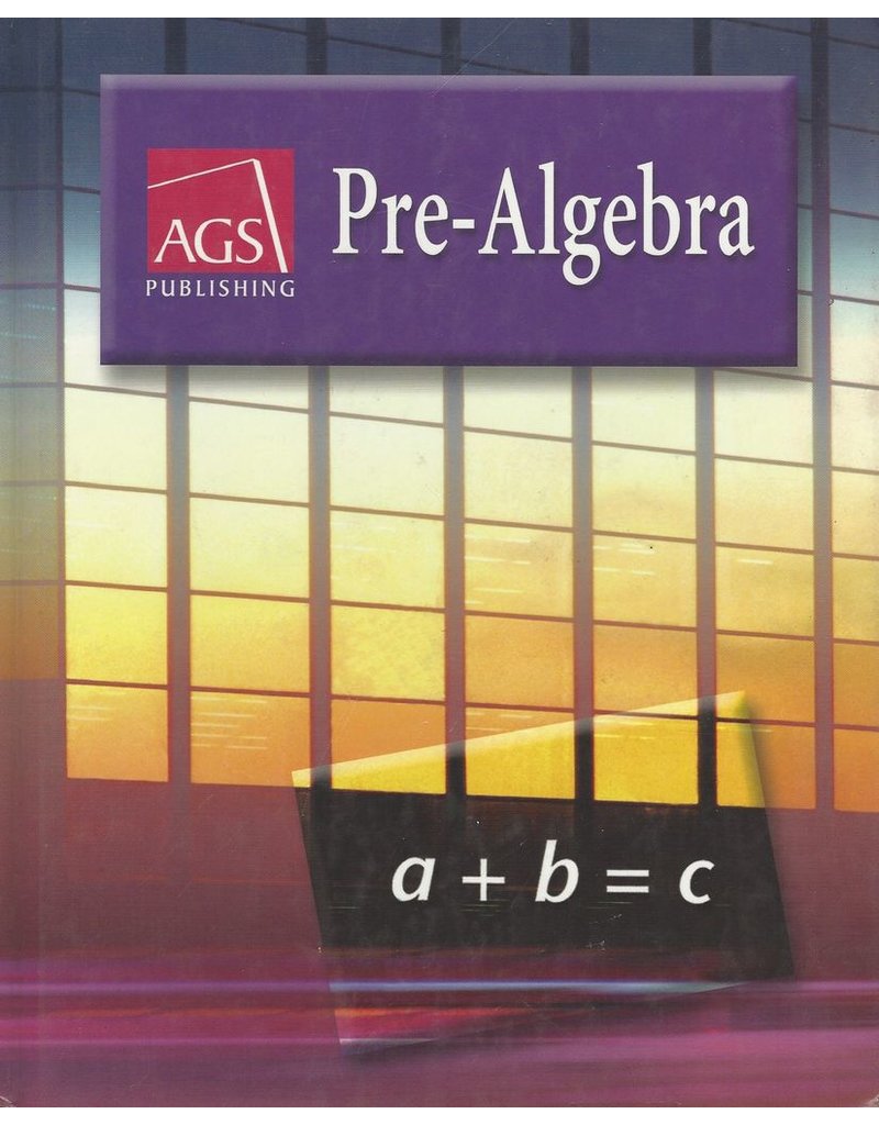 Ags Pre-Algebra