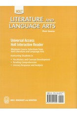 Holt Literature And Language Arts California: Universal Access: Interactive Reader Grade 7