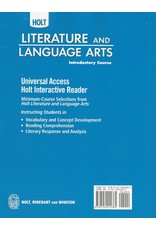 Holt Literature And Language Arts California: Universal Access: Interactive Reader Grade 6