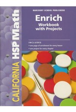 California Hsp Math, Grade 1: Enrich Workbook With Projects