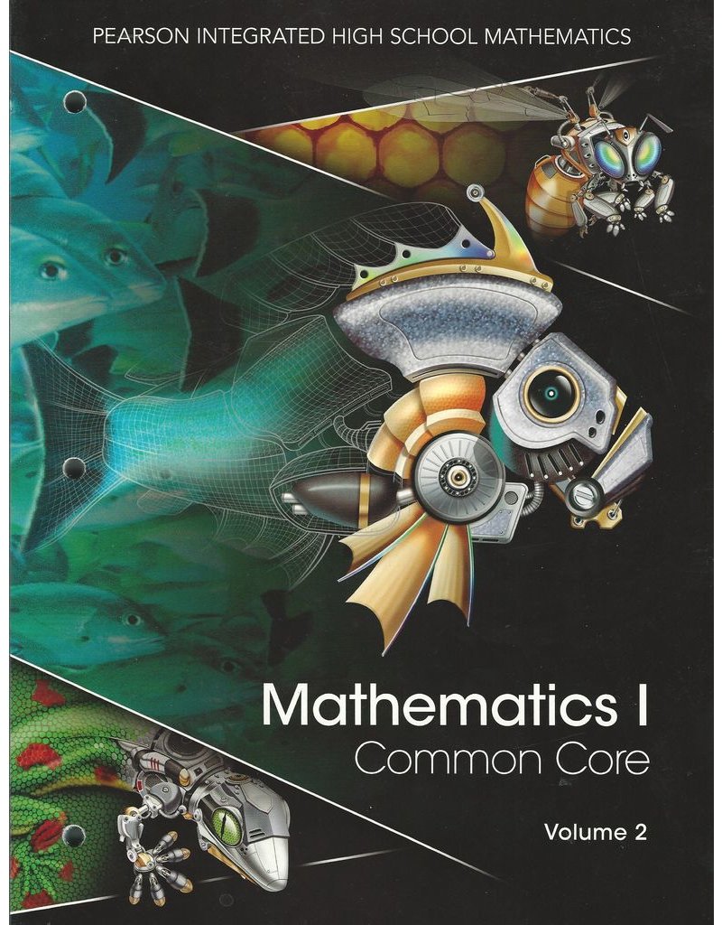 Pearson Mathematics I Common Core Volume 2 Student Edition Workbook 2014