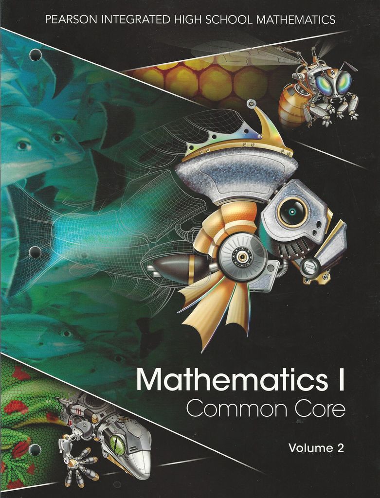 Pearson Mathematics I Common Core Volume 2 Student Edition Workbook