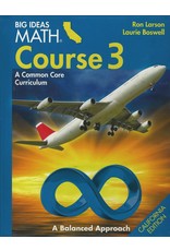 Big Ideas Math Course 3 A Common Core Curriculum California Student Edition