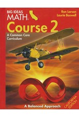 Big Ideas California: Student Edition Course 2 Common Core Curriculum California Student Edition