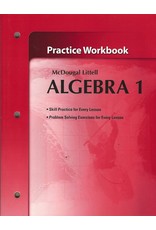 Mcdougal Littel Algebra 1: Practice Workbook