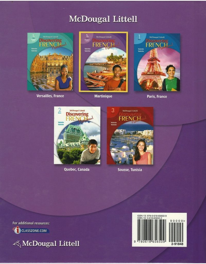 Discovering French, Nouveau!: Student Edition Level 1B 2007