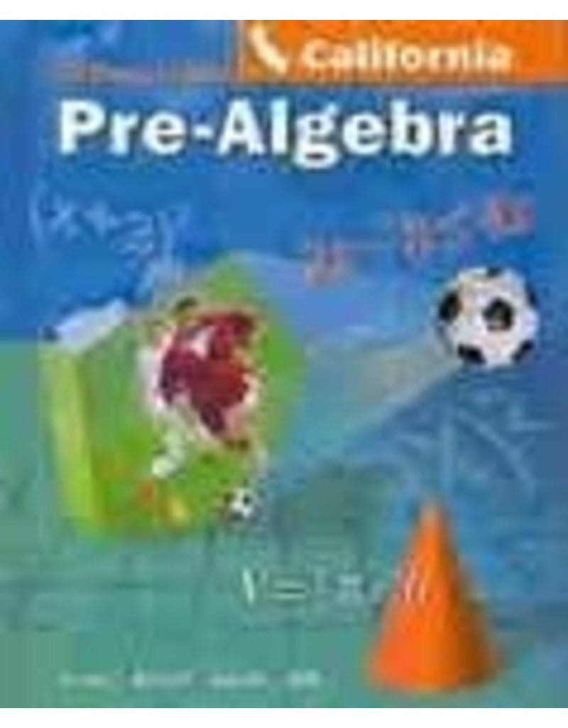 Math Pre -Algebra California