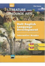 Holt Literature And Language Arts California: English Language Development Interactive Reader Grade 7
