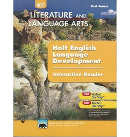 Holt Literature And Language Arts California: English Language Development Interactive Reader Grade 7